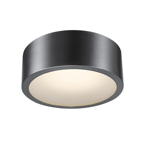 Globe Electric Globe Electric Edinburg 4.02 in. H X 11.03 in. W X 11.03 in. L Black Iron Ceiling Light 60304 - main
